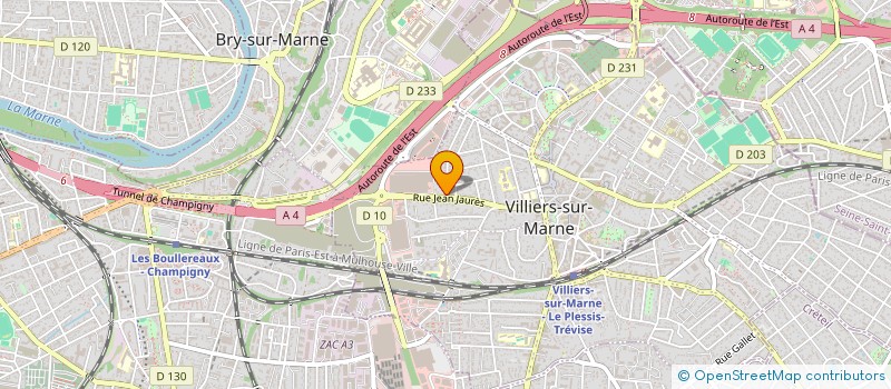 localisation de l'entreprise VISEHO  VILLIERS-SUR-MARNE