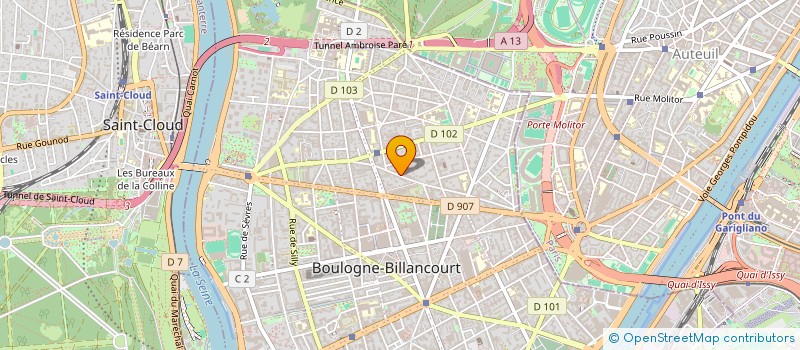 localisation de l'entreprise VISEO à BOULOGNE-BILLANCOURT