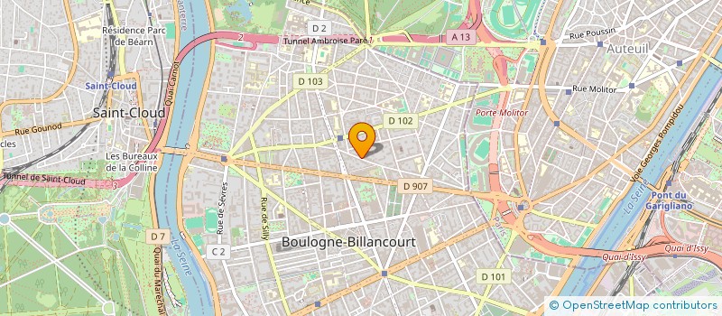 localisation de l'entreprise VISEO PM à BOULOGNE-BILLANCOURT