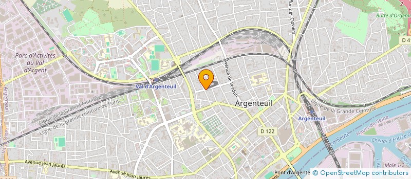 localisation de l'entreprise VISEON  ARGENTEUIL