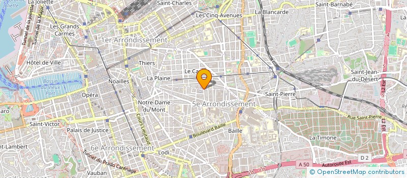 localisation de l'entreprise VISER LA LUNE à MARSEILLE
