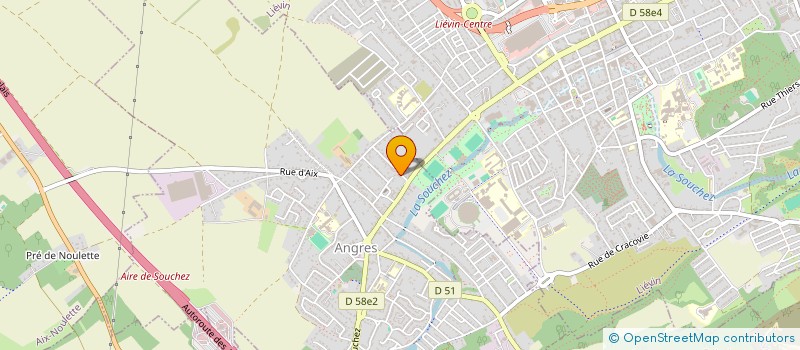 localisation de l'entreprise VISERION à ANGRES