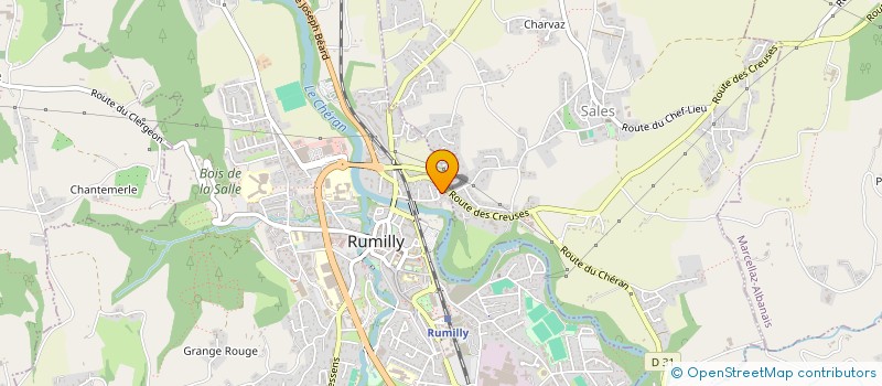 localisation de l'entreprise VISERION à RUMILLY