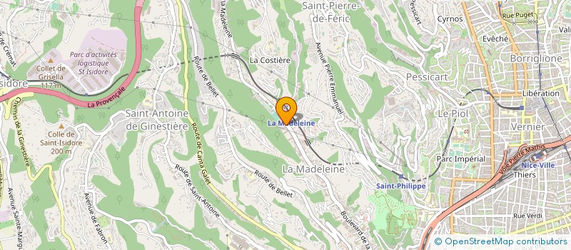 localisation de l'entreprise VISHAY SA à NICE