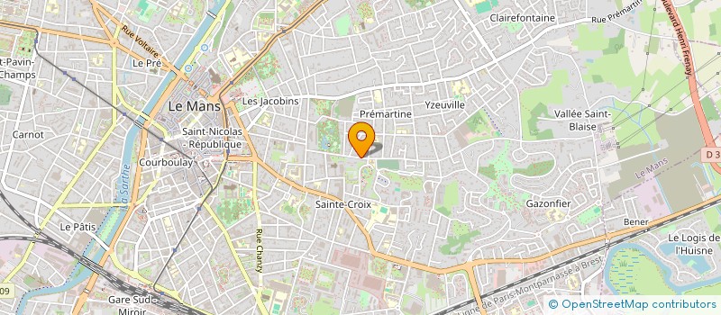 localisation de l'entreprise VISI  LE MANS