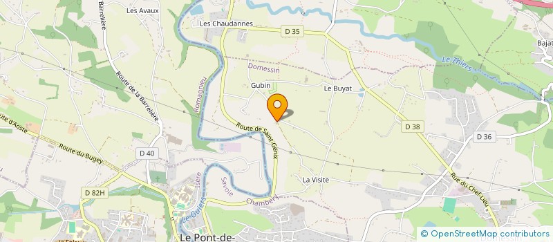 localisation de l'entreprise VISIA SIGNALISATION à DOMESSIN