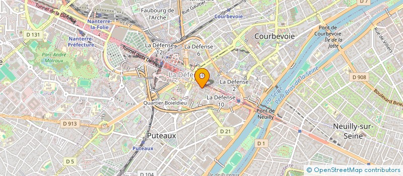 localisation de l'entreprise VISIBLE.DIGITALFRANCE à PUTEAUX