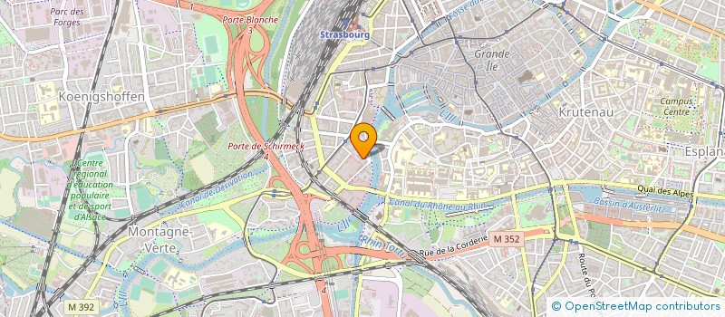 localisation de l'entreprise VISIBLE PATIENT à STRASBOURG