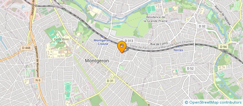 localisation de l'entreprise VISIEN COURBEVOIE à MONTGERON