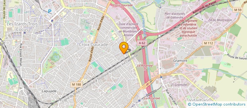 localisation de l'entreprise VISIFRANCE  TOULOUSE