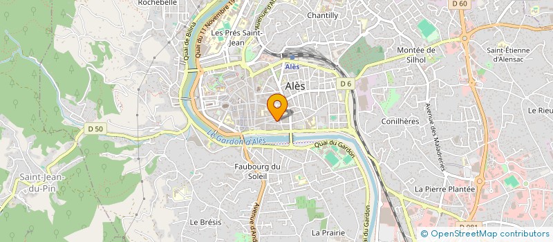 localisation de l'entreprise VISIGALLI THOMASSIN à ALES