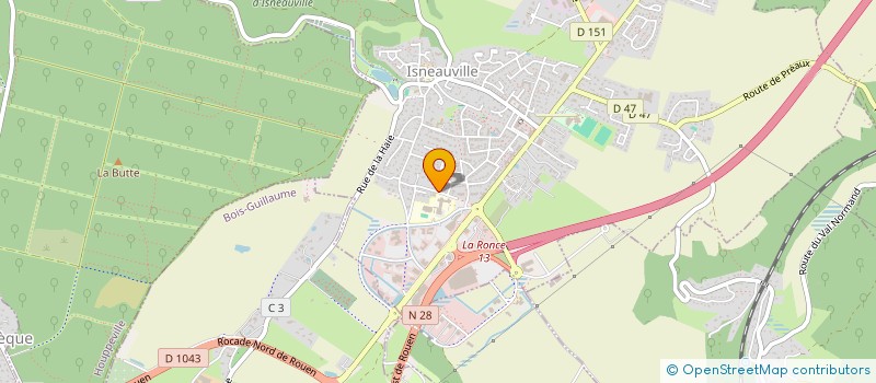 localisation de l'entreprise VISIGN  ISNEAUVILLE