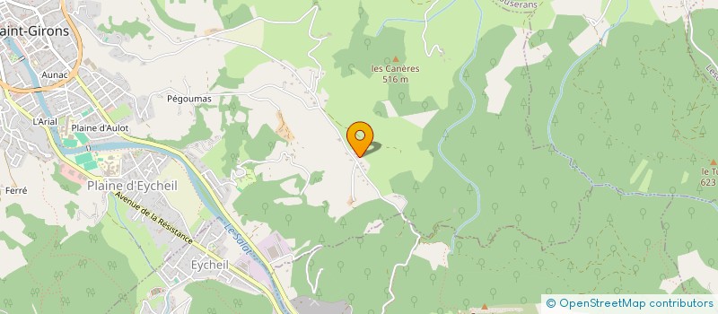 localisation de l'entreprise VISIGO à SAINT-GIRONS