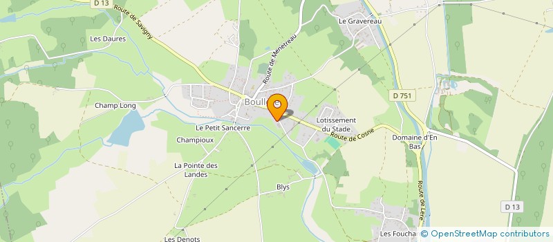 localisation de l'entreprise VISINI  BOULLERET