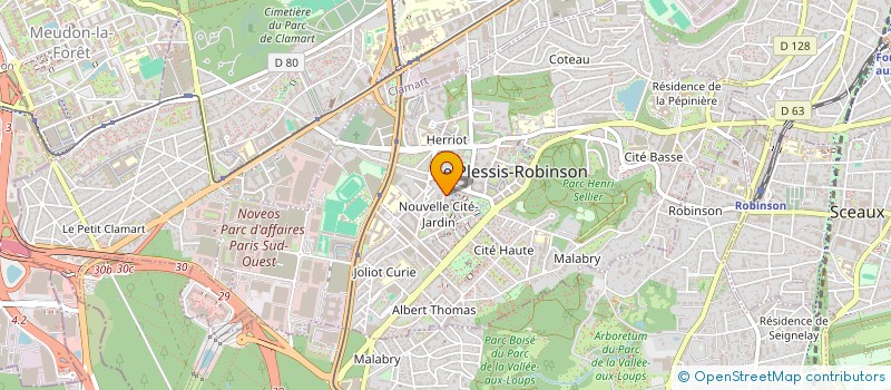 localisation de l'entreprise VISIO CLASS  LE PLESSIS-ROBINSON