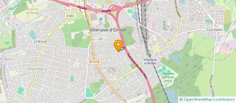 localisation de l'entreprise VISIO CONCEPT  VILLENAVE-D'ORNON