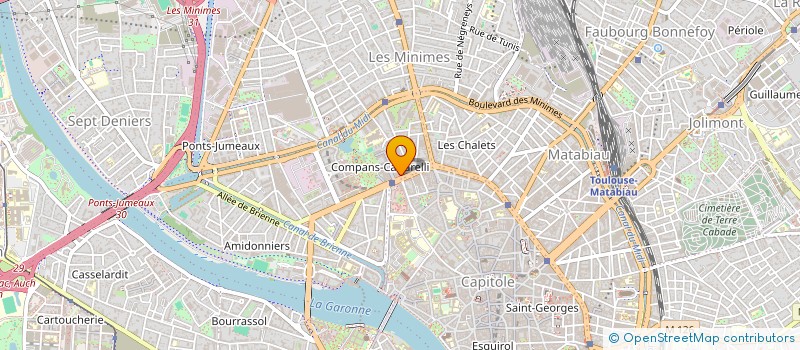 localisation de l'entreprise VISIO DEVELOPPEMENT  TOULOUSE