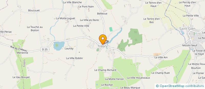 localisation de l'entreprise VISIO-ELEC 22  TREBRY