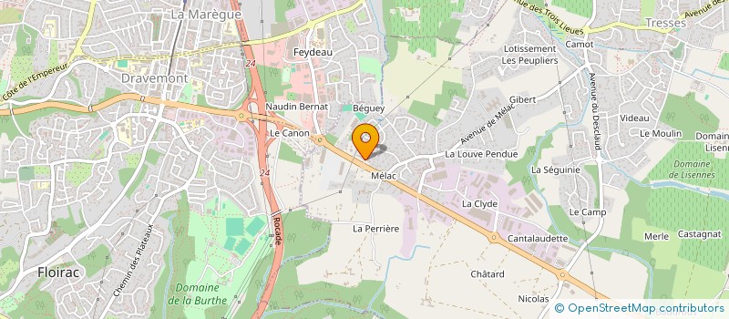 localisation de l'entreprise VISIO INVESTS  EYSINES