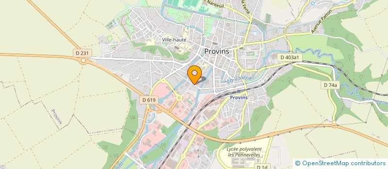 localisation de l'entreprise VISIO NAT à PROVINS