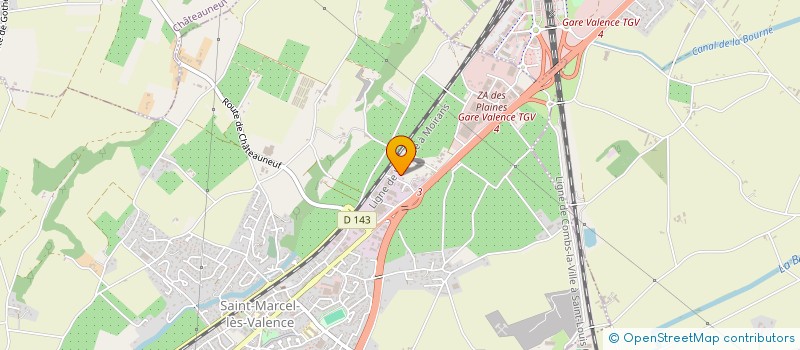 localisation de l'entreprise VISIO PLUS à SAINT-MARCEL-LES-VALENCE