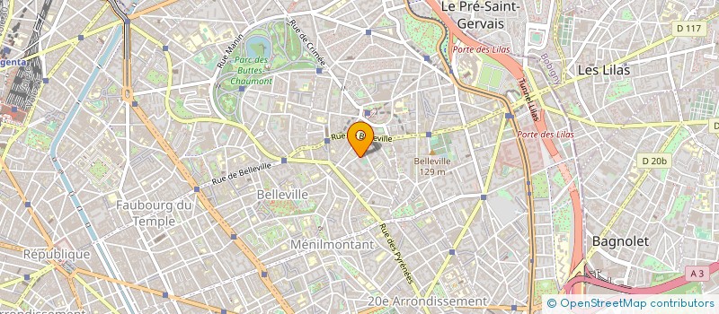 localisation de l'entreprise VISIO PRODUCTION  PARIS