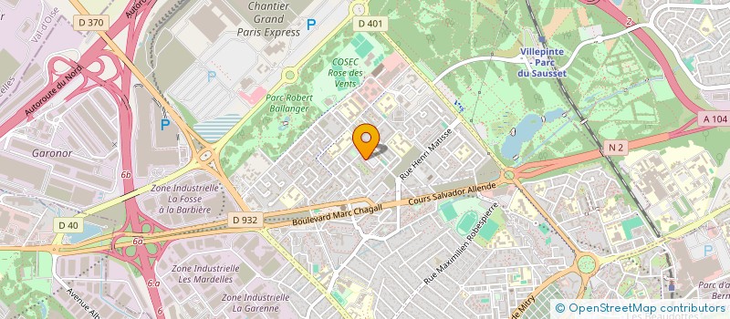 localisation de l'entreprise VISIO - PROTECTION à AULNAY-SOUS-BOIS