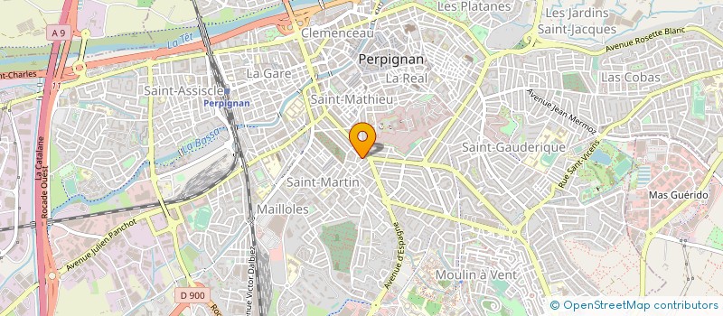 localisation de l'entreprise VISIO SUD  PERPIGNAN