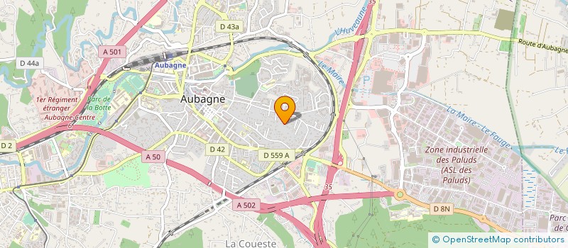 localisation de l'entreprise VISIO-TECH à AUBAGNE