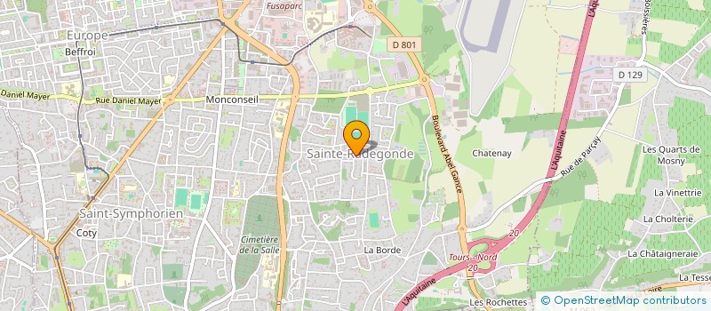 localisation de l'entreprise VISIOCAR  MONTLOUIS-SUR-LOIRE