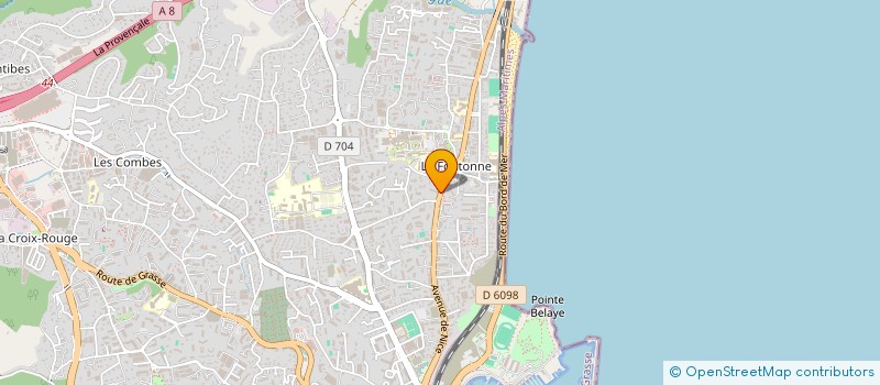 localisation de l'entreprise VISIOCO  ANTIBES