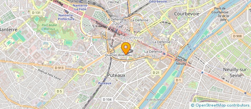 localisation de l'entreprise VISIOCOM' INTERNATIONAL à PUTEAUX