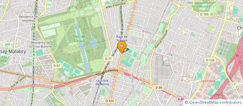 localisation de l'entreprise VISIOCOM INVEST à SCEAUX