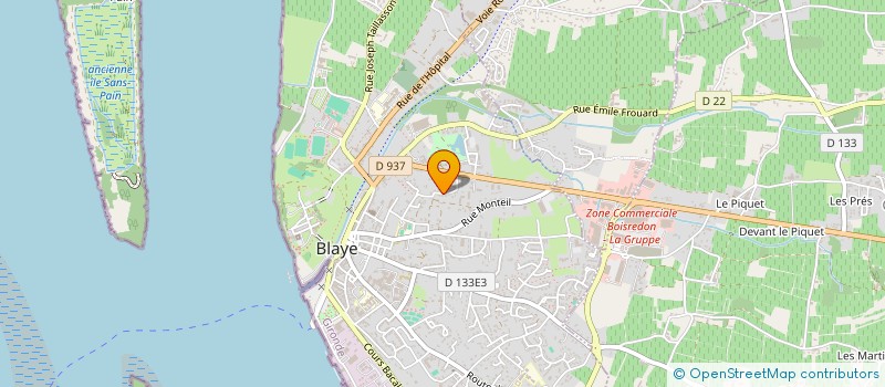 localisation de l'entreprise VISIODIAL à BLAYE