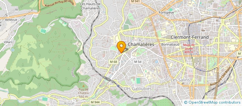 localisation de l'entreprise VISIODOMES  CHAMALIERES