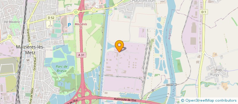 localisation de l'entreprise VISIOFRANCE  HAUCONCOURT