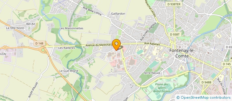 localisation de l'entreprise VISIOGLOBE IMMO  FONTENAY-LE-COMTE