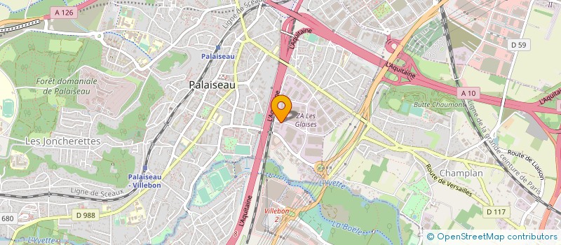 localisation de l'entreprise VISIOLE à PALAISEAU