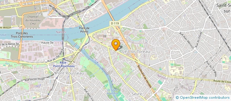 localisation de l'entreprise VISIOLYS à NANTES