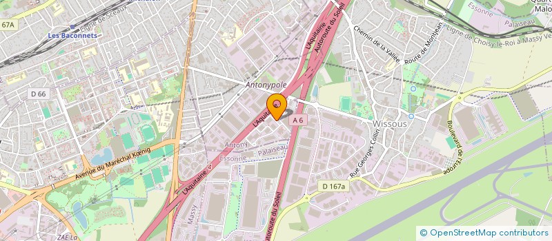 localisation de l'entreprise VISIOM DEVELOPPEMENT à ANTONY