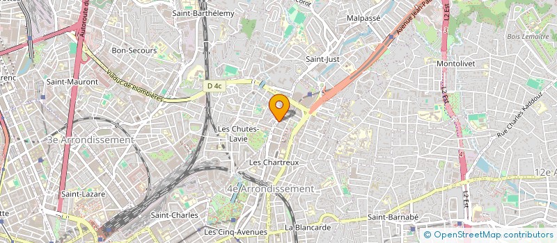 localisation de l'entreprise VISION 1 à MARSEILLE