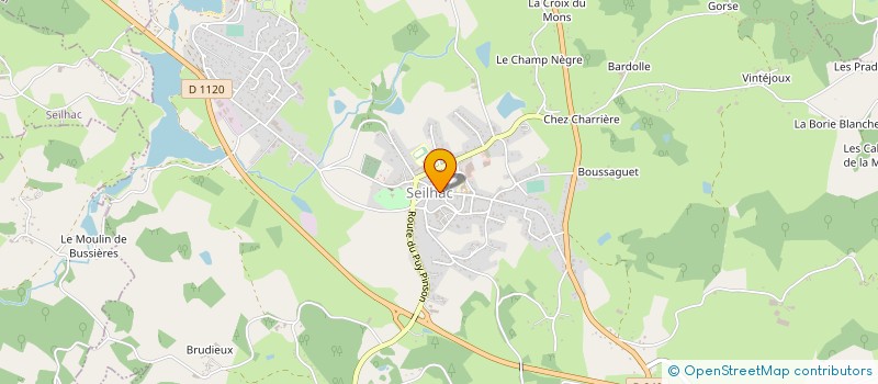 localisation de l'entreprise VISION 19  SEILHAC