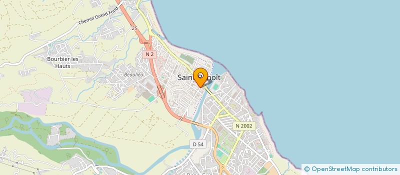 localisation de l'entreprise VISION 2000  SAINT-BENOIT