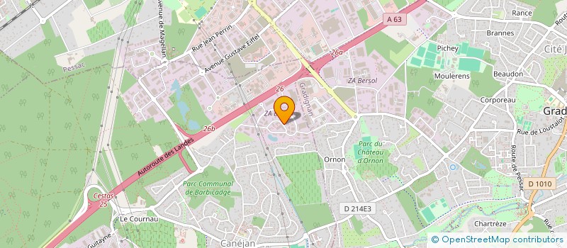 localisation de l'entreprise VISION 2013 à ANGLET