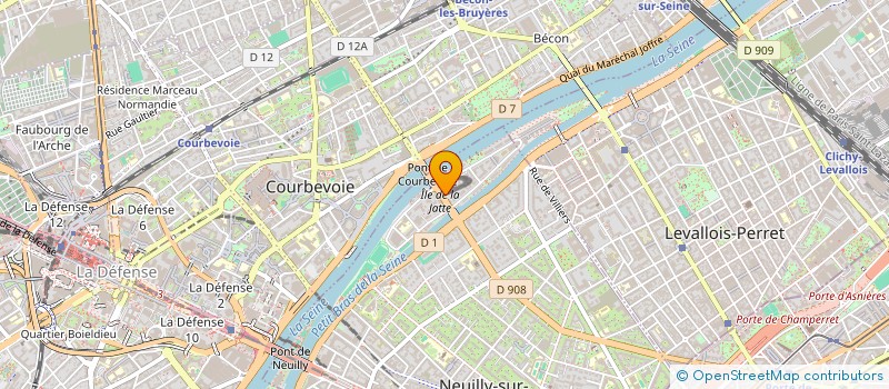 localisation de l'entreprise VISION 2039 à NEUILLY-SUR-SEINE