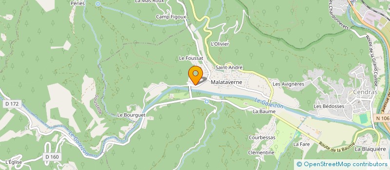 localisation de l'entreprise VISION 303  SAINT-PAUL-LA-COSTE