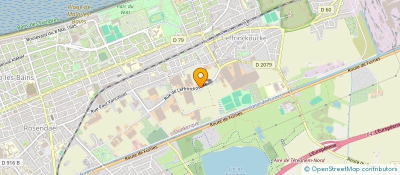 localisation de l'entreprise VISION à DUNKERQUE