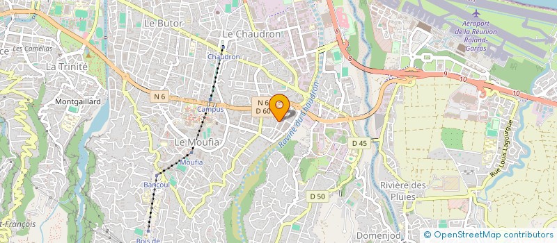 localisation de l'entreprise VISION + à SAINT-DENIS