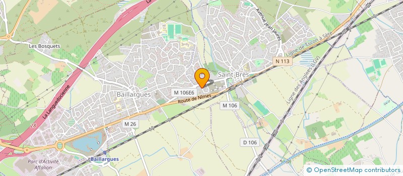localisation de l'entreprise VISION à BAILLARGUES