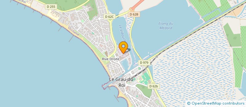 localisation de l'entreprise VISION à LE GRAU-DU-ROI